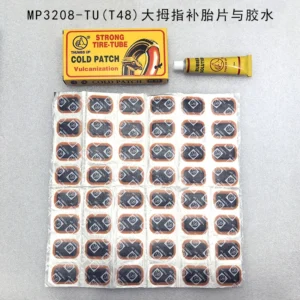 Bicycle Tire Patch & Glue Repair Kit – Portable Cycling Maintenance Tool Set
