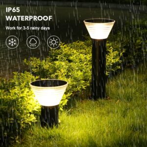 4.5W Aluminum Solar Bollard Light – Outdoor LED Lawn & Garden Light